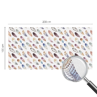 Pene boho Folie opacă geam cu model vitraliu