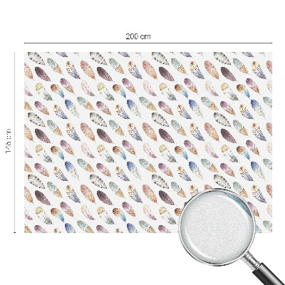 Pene boho Folie opacă geam cu model vitraliu