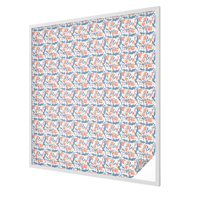 O sărbătoare florală Folie geam intimitate model vitraliu