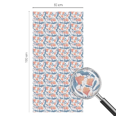 O sărbătoare florală Folie geam intimitate model vitraliu