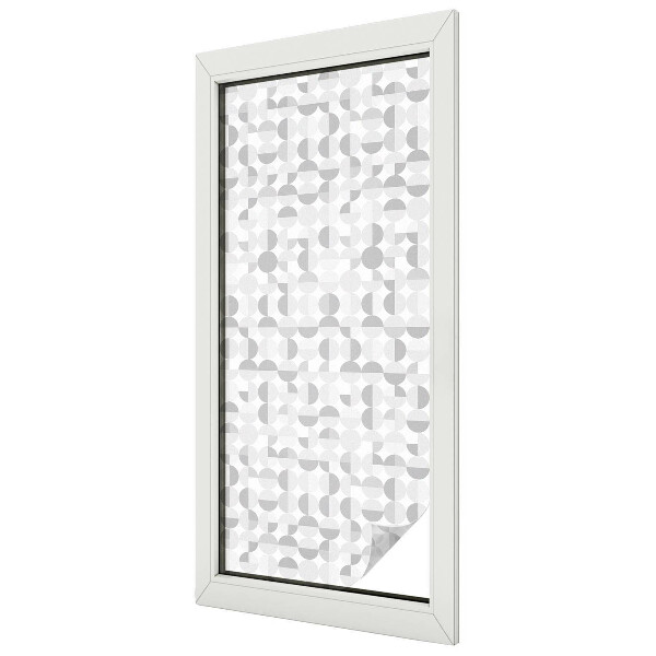 Modele geometrice Folie geam să nu se vadă din exterior