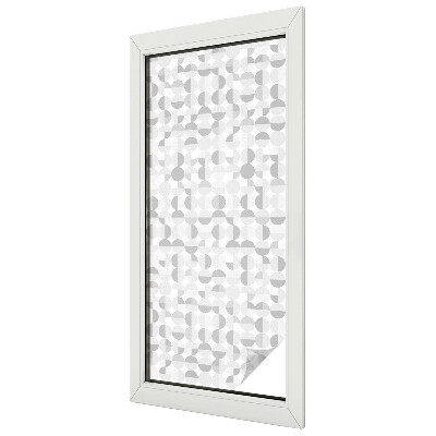 Modele geometrice Folie geam să nu se vadă din exterior