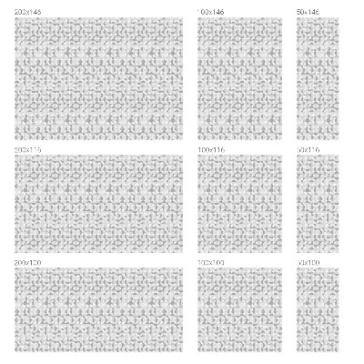 Modele geometrice Folie geam să nu se vadă din exterior