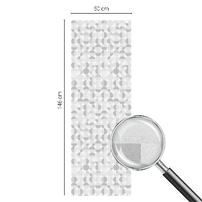 Modele geometrice Folie geam să nu se vadă din exterior