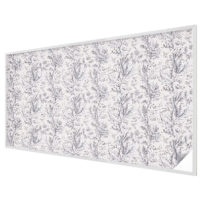 Frunze și fluturi Folie decorativă geam vitraliu