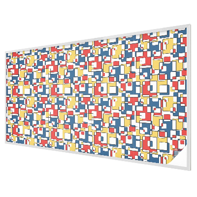 Forme geometrice Folie opacă geam cu model vitraliu