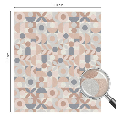 Mozaic abstract Folie geam intimitate model vitraliu