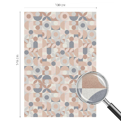 Mozaic abstract Folie geam intimitate model vitraliu