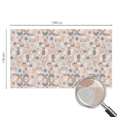 Mozaic abstract Folie geam intimitate model vitraliu