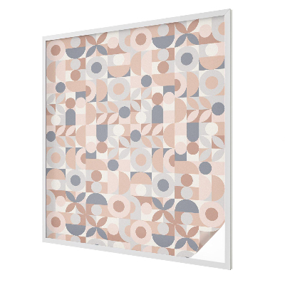 Mozaic abstract Folie geam intimitate model vitraliu