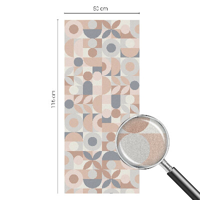 Mozaic abstract Folie geam intimitate model vitraliu