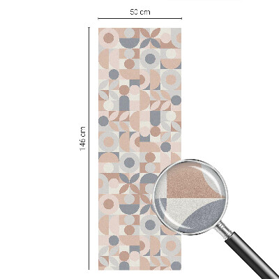 Mozaic abstract Folie geam intimitate model vitraliu