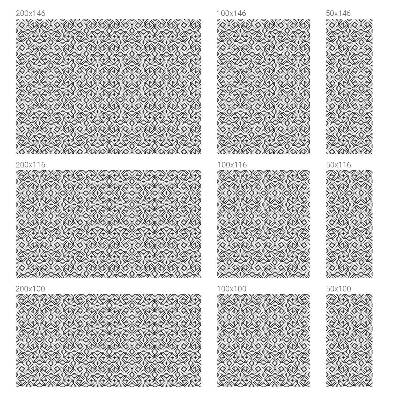 Semicercuri geometrice Folie opacă geam cu model vitraliu