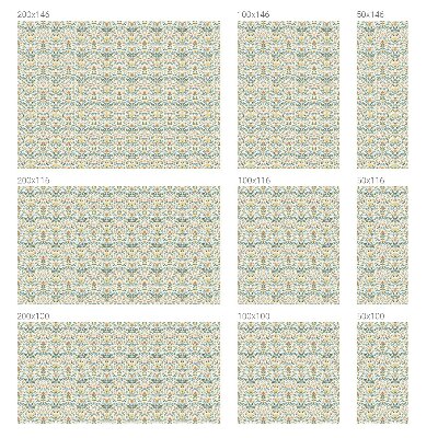 Simetria florală Folie decorativă geam vitraliu