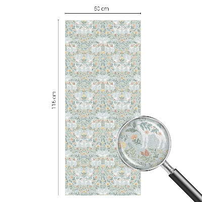 Flori de cerb Folie geam să nu se vadă din exterior