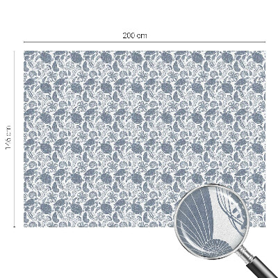 Viața oceanică Folie opacă geam cu model vitraliu