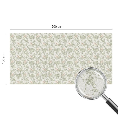 Plante pentru păsări Folie geam intimitate model vitraliu