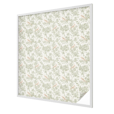 Plante pentru păsări Folie geam intimitate model vitraliu