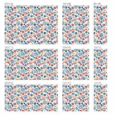 Corali de raci Folie decorativă geam vitraliu