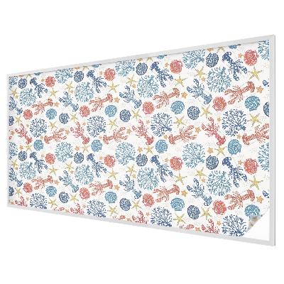 Corali de raci Folie decorativă geam vitraliu