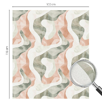 Valuri colorate Folie autocolantă geam