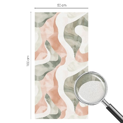 Valuri colorate Folie autocolantă geam