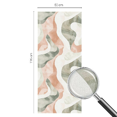 Valuri colorate Folie autocolantă geam