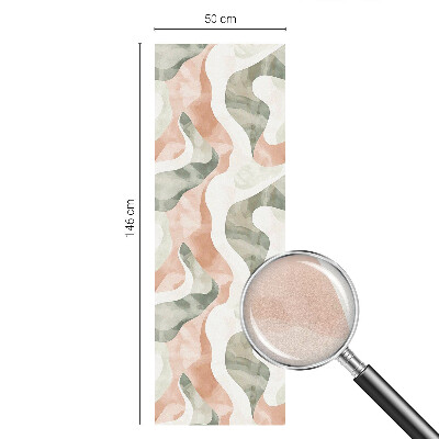 Valuri colorate Folie autocolantă geam