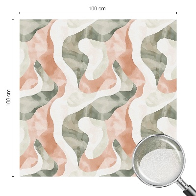 Valuri colorate Folie autocolantă geam