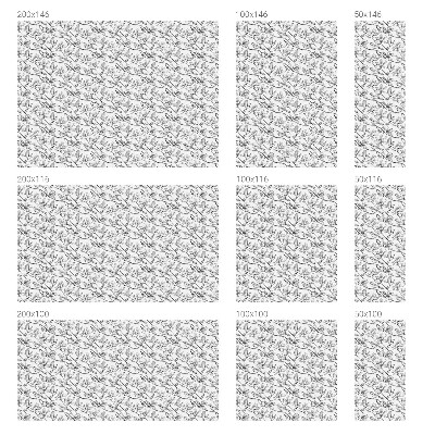 Păsări și flori Folie opacă geam cu model vitraliu