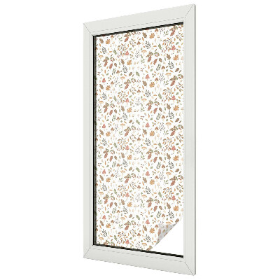 Modele de toamnă Folie geam intimitate model vitraliu