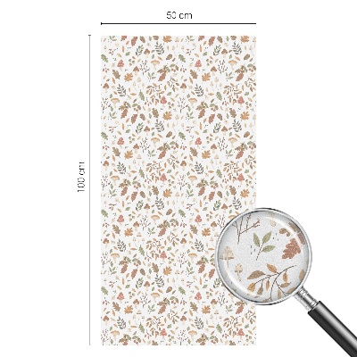 Modele de toamnă Folie geam intimitate model vitraliu