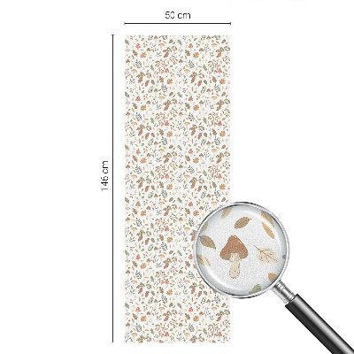 Modele de toamnă Folie geam intimitate model vitraliu