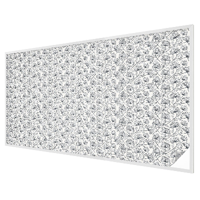 Motiv botanic Folie geam intimitate model vitraliu