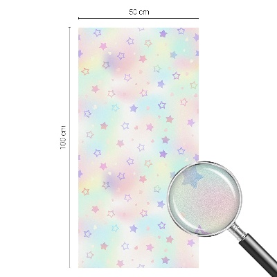 Modele de curcubeu Folie decorativă geam vitraliu