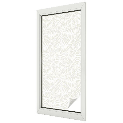 Eleganță frunzișoasă Folie geam intimitate model vitraliu