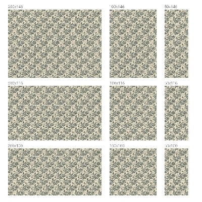 Model oriental Folie autocolantă geam