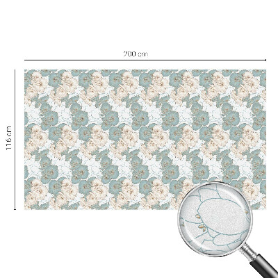 Flori delicate Folie decorativă geam vitraliu