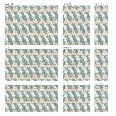 Flori delicate Folie decorativă geam vitraliu