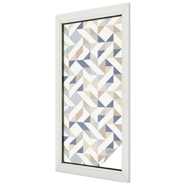 Modele geometrice Folie geam să nu se vadă din exterior