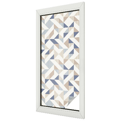 Modele geometrice Folie geam să nu se vadă din exterior
