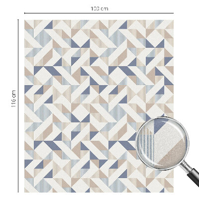 Modele geometrice Folie geam să nu se vadă din exterior