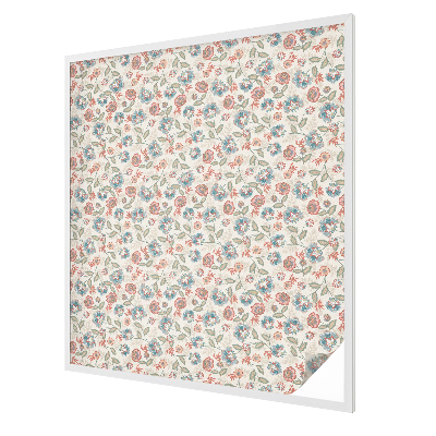 Model floral Folie geam să nu se vadă din exterior