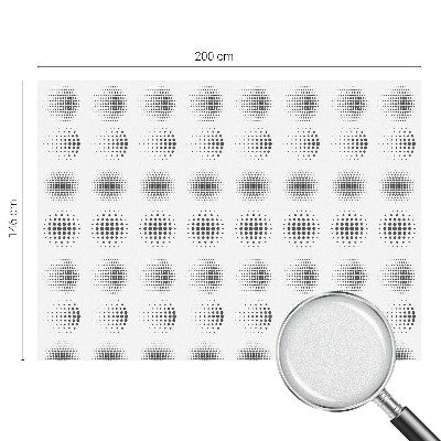 Cercuri punctate Folie decorativă geam vitraliu