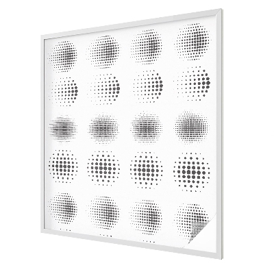 Cercuri punctate Folie decorativă geam vitraliu