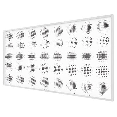 Cercuri punctate Folie decorativă geam vitraliu