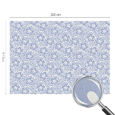 Flori de hibiscus Folie geam intimitate model vitraliu