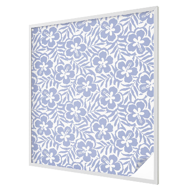 Flori de hibiscus Folie geam intimitate model vitraliu