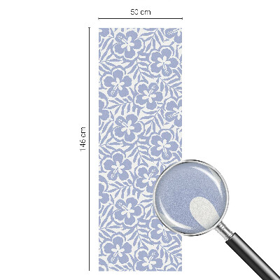 Flori de hibiscus Folie geam intimitate model vitraliu