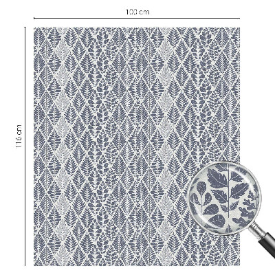 Frunze modelate Folie opacă geam cu model vitraliu